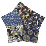 Jaapani stiilis lilleline puuvillakanga komplekt: 5 v&auml;rvi patchwork k&auml;sit&ouml;&ouml;projektide jaoks