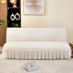 Elastne &uuml;hev&auml;rviline diivanvoodi kate k&auml;etugedeta kokkupandavatele diivanitele Large (190-210 cm)