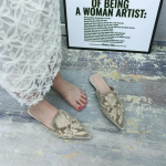 Naiste poolsussid, terava ninaga, lillelise tikandiga, vabaaja madalad kingad, must/aprikoos/roheline, rahvuslikus stiilis 38