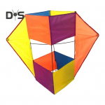 Laste T&auml;iskasvanute 3D Lohe Lihtne Lennutada Vastupidav V&auml;ljas Ranna Park Muru Algajas&otilde;bralik Pere V&auml;ikelapsed Poisid T&uuml;drukud V&auml;rvilised Ruudud Lennutav Lohe M&auml;nguasi valge/sinine