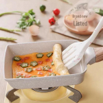 Mittekleepuv Jaapani Tamagoyaki Maifan kivi praepann munarullide ja steikide jaoks Basic (White) + Spatula