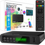 Euroopa H.265 DVB-T2 DVB-C TV-dekooder HD 1080P Mini TV-tuuner HEVC 10-bitine FM digitaalne maapealne vastuv&otilde;tja toetab WiFi-t