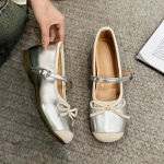 5cm sisemine k&otilde;rguse suurendus Prantsuse &otilde;rn tuul 2025 uus kandiline nina h&otilde;bedase lipsuga Mary Jane &uuml;hekordsed kingad naistele 40 h&otilde;be