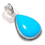 Arizona Turquoise Handmade 925 Sterling Silver Jewelry Ring Size 6.2 v6b87