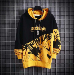 Hip Hop Hoodie Meeste moodne pikkade varrukatega pullover, avara &uuml;laosaga paarile m&otilde;eldud kapuuts M