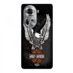 Coque de t&eacute;l&eacute;phone - Maniacase - Oppo Reno 11 5G - Silicone - Souple - Harley Davidson Aigle