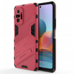 Xiaomi POCO M3 Pro &uuml;mbris Kaitsev Xiaomi POCO M3 Pro 5G kaan Armor Silikoonist tagak&uuml;lg N&auml;htamatu telefonihoidja kaan POCO M3 For POCO M3 Pro roosa