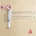 Seinale paigaldatav roostevabast terasest r&auml;tikuhoidja poleerimisriiul riistvara perforeerimata r&auml;tikuhoidja p&ouml;&ouml;rlev r&auml;tikuhoidja vannituba k&ouml;&ouml;k A