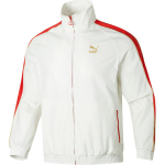 Puma V&auml;rviplokk Mood Mugav Vabaaja Retro Spordist Seisva Kraega Jakk Unisex Jakid Valge 629227-65 M