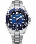 CITIZEN Eco-Drive 200M Sinine sihver Roostevabast terasest meeste k&auml;ekell BN0260-54L sinine