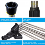 360 p&ouml;&ouml;rlev niisutusspritsipea statiiviga teleskooptoega automaatne p&ouml;&ouml;rlev pihusti aia kastmiseks