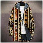 Men's thick zipper pocket jacket with pockets inserted into cotton jacket XL