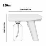 Pihusti 250ML Desinfitseerimiseks Elektrilised Veespreip&uuml;stolid Kaasaskantav Udupihusti Otsik Aiamasinale valge