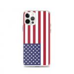 Coque iPhone &ndash; iPhone 12 Pro &ndash; Drapeau &Eacute;tats-Unis &ndash; Souple &ndash; Mitmev&auml;rviline &ndash; Kaasaegne disain