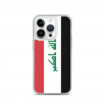 Coque iPhone - Irak - Drapeau - Souple - Mitmev&auml;rviline - &Uuml;hilduv iPhone 14 Pro