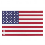 Ameerika &Uuml;hendriikide lipp &ndash; 192 x 288 cm &ndash; Vastupidav pol&uuml;ester &ndash; 2 metallist r&otilde;ngast &ndash; Sise- / v&auml;listingimustes kasutamiseks &ndash; Pixelforma puhas