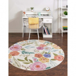 Elutoa &uuml;mmargune vaip nahas&otilde;bralik ja kulumiskindel kohvilaua matt magamistoa voodi&auml;&auml;rne vaip 120 * 120cm