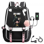 Spy X Family Seljakott Teismelise Vabaaja T&auml;navakunst USB Yor Ja Loid Seljakott Suure Mahutavusega Armas Kawaii T&uuml;drukute Seljakott Koolikotid 15.6inch