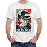 JoJo Bizarre Adventure Stand Fiction T-s&auml;rk Vintage T-s&auml;rgid Topid L&uuml;hikeste varrukatega Puhastatud L