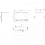 Kaminas&uuml;damik KRATKI ARKE 80 12 kW &Oslash; 200 must thermotec