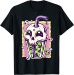 Kawaii Pastellgoth &Otilde;udne Kolju Boba Mullitee Vaporwave T-s&auml;rk Naised Mehed Harajuku Esteetilised Topid Unisex &Uuml;lem&otilde;&otilde;duline XXXXXL must