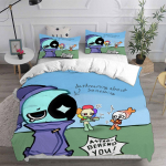 Dandy's World Voodikomplektid Voodikate Tekk Voodikate Padjap&uuml;&uuml;r 2-3-osalised komplektid Laste T&auml;iskasvanute Magamistoa Sisustus AU Double180x210cm