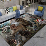 Jurassic dinosauruste vaibad ja vaip 3D-printimine vaipp&otilde;randamatt Elutoa magamistuba Kaunista suur ala Pehme vaip Lastetoa vaip 160cm x 200cm