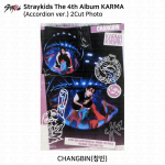 Stray Kids 4. album Karma L&otilde;&otilde;tspilliversioon Ametlik fotokaart Changbin 2Cut Photo