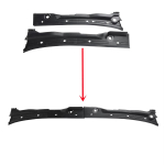 Esiklaasipuhasti kattepaneel &Uuml;hilduv BMW E39 525i 528i 530i 540i M5 1997-2003 Esiklaasi kattepaneeli v&otilde;re Vihmavee renn must