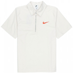 Nike poollukuga &uuml;hev&auml;rviline l&uuml;hikeste varrukatega polos&auml;rk meestele Valge DM5284-030 XL