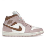 Air Jordan 1 Mid Neapolitan Naiste Tossud Roosa Roosa-Oxford Seil BQ6472-620 38.5