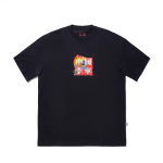 Li Ning Sam Taylor Artist Limited Edition Tr&uuml;kiga &Uuml;mar Kaelus Mugav Hingav Mitmek&uuml;lgne L&uuml;hikeste Varrukatega T-s&auml;rk Meeste Topid Must AHSV551-1 S