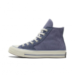 Converse 1970ndate Chuck Taylor All Star Hi Trendikad Mitmek&uuml;lgsed Sametist Lapitehnika K&otilde;rge s&auml;&auml;rega L&otilde;uendkingad Unisex toss Lilla 172495C 35