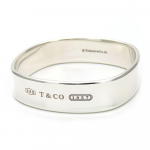 Used TIFFANY&Co. bracelet 1837 square Silver925 57g Silver Accessories