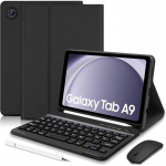 Klavjerkate - BOOLING - Samsung Galaxy Tab A9 - PU-kaitse - AZERTY-klaviatuur - Traadita hiir