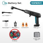 YOFIDRA 6 IN 1 K&otilde;rgsurve Autopesup&uuml;stol veepaagiga Kaasaskantav Puhastust&ouml;&ouml;riist Aiapihusti Makita 18V Aku Klemmidele Without battery