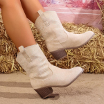 Retro Terava Otsaga Paksude Kontsadega Naiste Uued Mitmek&uuml;lgsed Slip-on Suured Suurused Moodsad Kesks&auml;&auml;rega Saapad 36