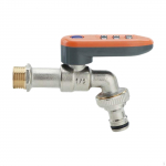 Outdoor Faucet Lockable Handle with Password Lock Upgraded 1/2 inch Threaded for Outside Washing