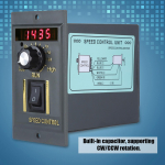 AC 220V 50Hz 15&ndash;400W Digitaalne reguleeritav astmeteta mootori kiiruseregulaator 0&ndash;1450 p/min (400W)