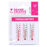 Thermom&egrave;tres en verre pour moule poulette 85421 -