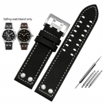 Ehtsa nahast kellarihm Hamilton Khaki Aviation Field seeria meeste kellale Rihm Neetidega Pruun 20mm 22mm 20mm