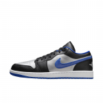 Jordan 1 Low Must Game Royal Metallik Plaatinatooni Jordan 553558-007 46
