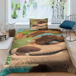 3D Prinditud J&auml;&auml;aja Voodipesukomplekt, Tekikott, Padi, Voodipesukomplekt, King, Queen, Twin Suurus, Poistele, T&uuml;drukutele, T&auml;iskasvanutele 135x200cm 2pcs