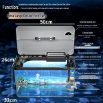 Kompaktne &Ouml;ko Akvaarium: 2025 Lauaarvuti Kuldkalade Akvaarium Filtreerimise ja Hapnikuga varustamisega