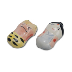 Fukubeya Mino keraamika Momotaro ja Oni s&ouml;&ouml;gipulgakomplekt, ideaalne p&auml;evaks v&otilde;i kingituseks puhkep&auml;evadeks, 2, Keraamika, Laste poiste