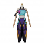 Rumi Zoey Mira Cosplay KPop Deemonikost&uuml;&uuml;m Jahimeeste Jakk L&uuml;hikesed P&uuml;ksid Seelik P&uuml;ksid Konventsioon Halloween J&otilde;ulud Kost&uuml;&uuml;m XS