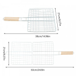 Roostevabast terasest grillikorv h&otilde;lpsasti avatava/suletava kaanega Kaasaskantav BBQ-grillkorv kokkupandava k&auml;epidemega, suure mahutavusega grillimine