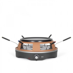 Pizzaahi 6 inimesele - LIVOO - DOC304 - 1200W - 6 inimest - &Oslash;10 cm - Kleepumatu - 6 mini spaatlit ja 1 k&uuml;psisevorm komplektis must