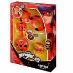 Kikilipsukese kost&uuml;&uuml;m - Mask Yoyo Peegel K&otilde;rvar&otilde;ngad Kwami Tikki - BANDAI - Miraculous Ladybug - Muundumiskomplekt punane