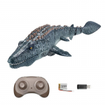 RC dinosaurus lastele puldiga Mosasaurus simulatsioonimudel tulede ja pihustiga suveks veeparki, j&auml;rve, vannituppa poiste m&auml;nguasi